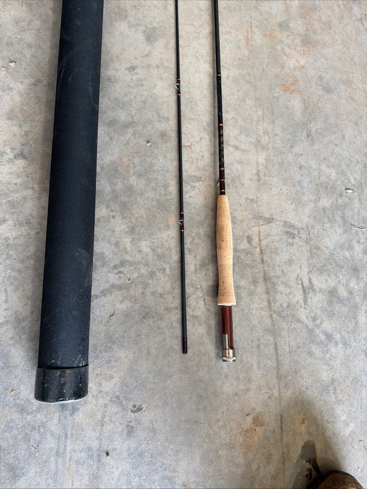 G Loomis IMX FR1084-4 9` 4wt 4pc Fly Rod Used Free Shipping In The USA W/ Case