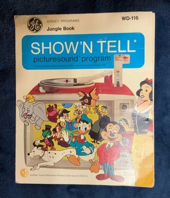 Walt Disney's Story of Cinderella A Disneyland Record & Book Vinyl 1965 LLP 308