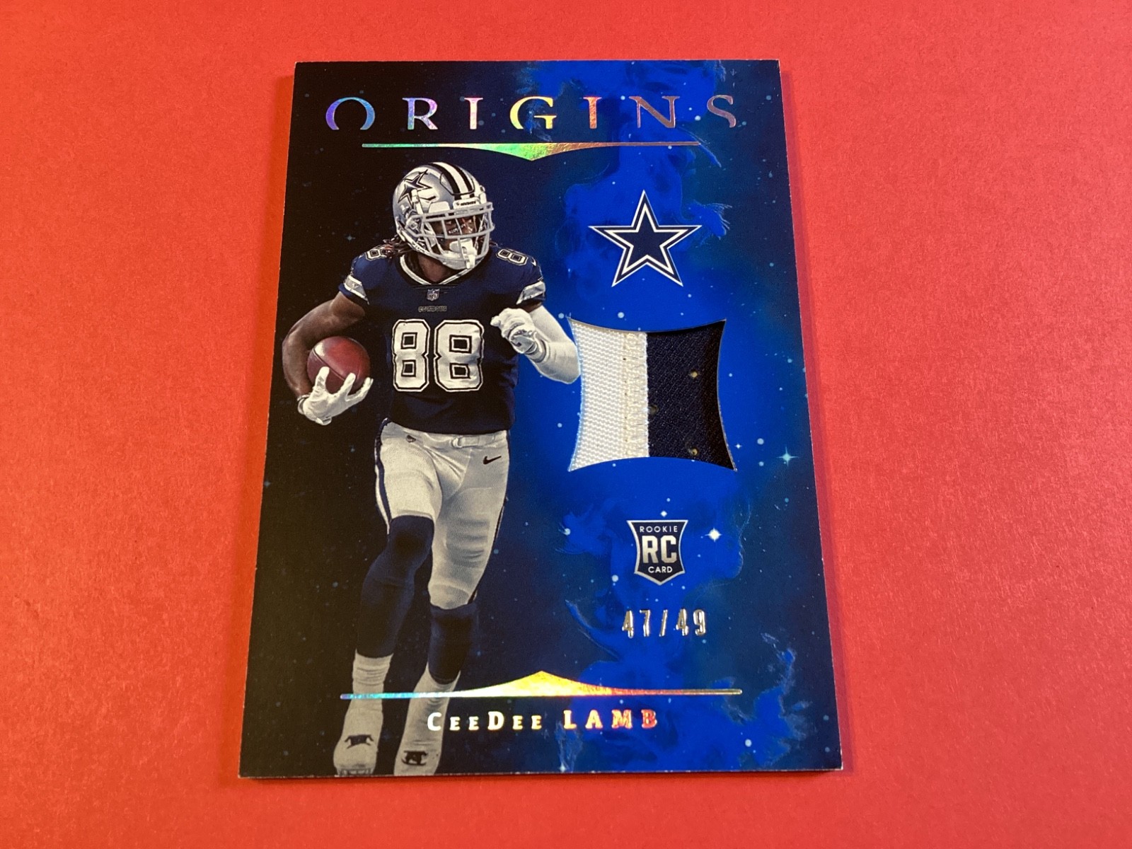 2020 Panini Origins RP-7 CeeDee Lamb 2-Color Patch RC Cowboys 47/49