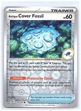 ANTIQUE COVER FOSSIL 129/142 REVERSE HOLO STELLAR CROWN POKEMON TCG CARD