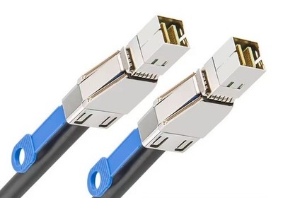 External HD Mini SAS SFF-8644 to SFF-8644 Data Server Cable 20'' 12GB/S NEW