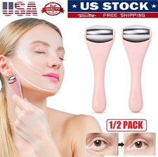 2  Eye Roller Face Roller Ice Roller Facial Massage Roller Eye Cream Applicato