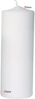 Rayher Pillar Candle DIY Decoration Ideas Plain White Set Of 2 Wedding Birthday