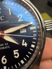 IWC Pilot Mark XX Stainless Steel Blue Dial 40mm Automatic Mens Watch IW328203 11