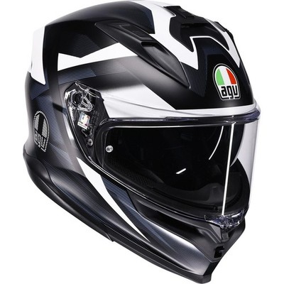 AGV Helmets K7 Helmet - Glimpse - Matte Black/White - Small 2118399004-016-S