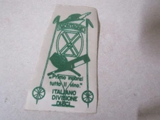 MILITARY PATCH UNSURE FOREIGN MONTAGNE ITALIANO DIVISIONE