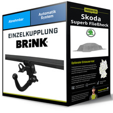Abnehmbare Anhängerkupplung für SKODA Superb Fließheck 23- IV Typ NZ3 Brink AHK