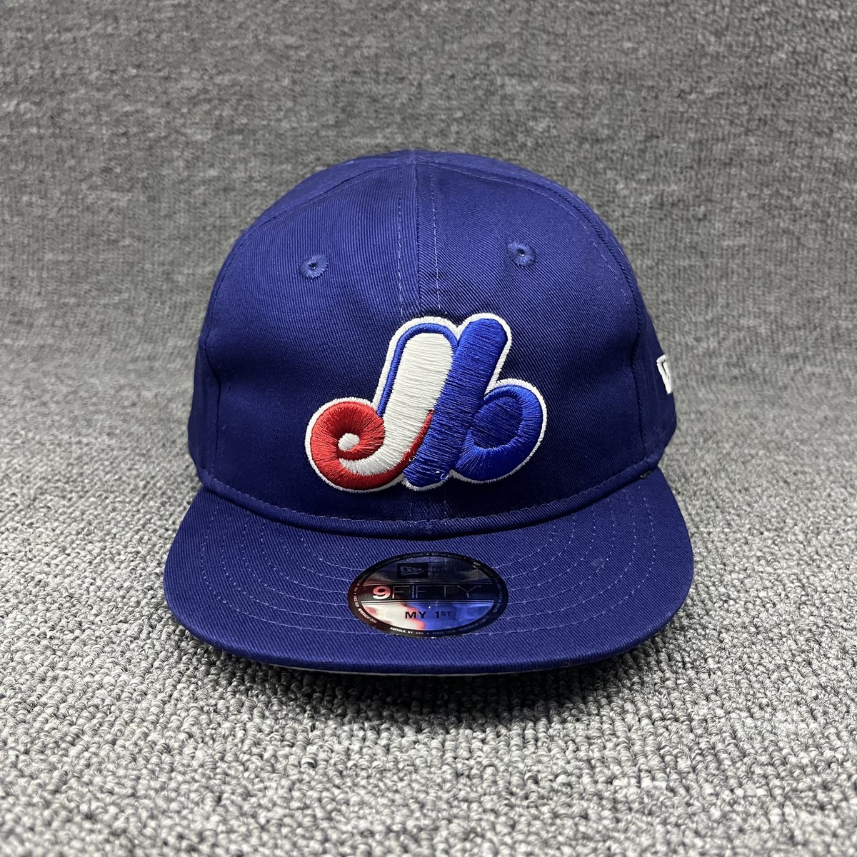 New Era 9FIFTY My 1st Infant Montreal Expos MLB Snapback Hat Royal Blue Kids