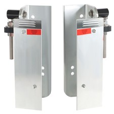 NEW 150HP 6" Set Back Jack Plate 4'' Adjustable Aluminum Outboard Boat US White