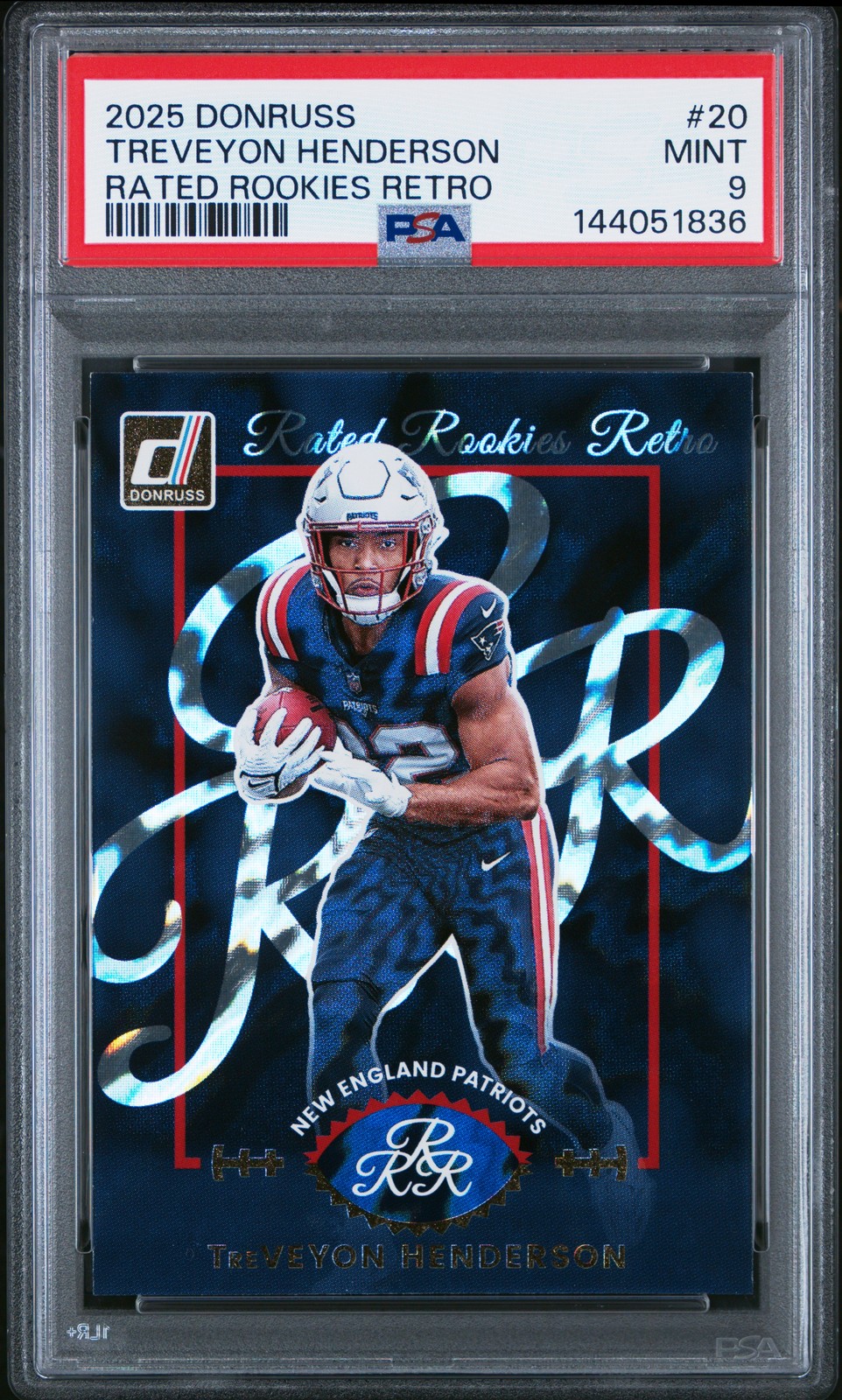 TreVeyon Henderson Panini Donruss Rated Rookies Retro #20 Base