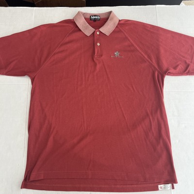 NWOT Authentic Mauna Kea Hotel Embroidered Logo Golf Polo Shirt Adult XL Red