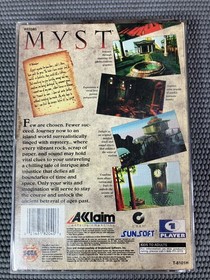 Myst Sega Saturn Complete CIB, Game, Manual & Original Case Tested *Please Read*