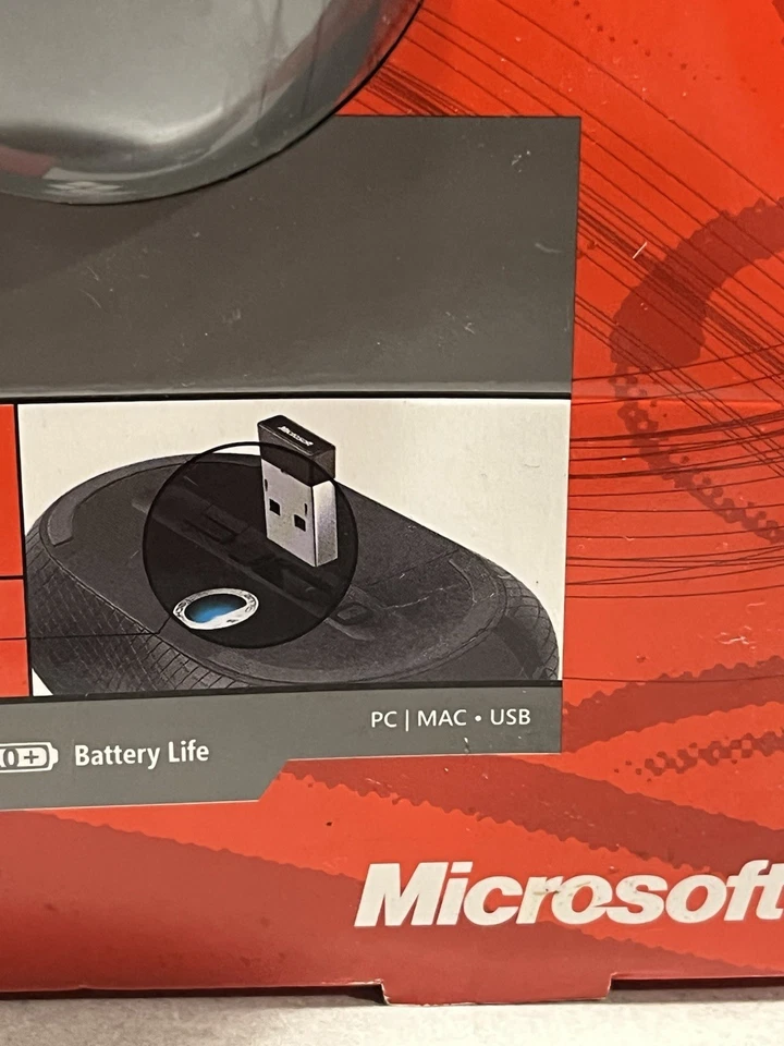 Microsoft Mobile 4000 Wireless BlueTrack Mouse 1383 New Sealed - Image 4 of 4