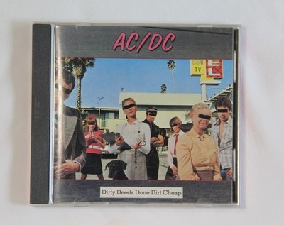 AC/DC - DIRTY DEEDS DONE DIRT CHEAP CD, 1994, Atco Records Remaster, Angus Young