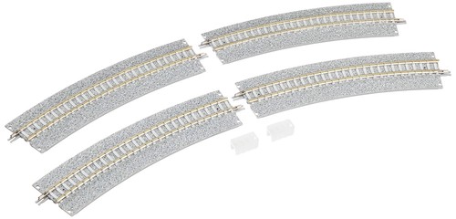TOMIX 1783 Wide PC Approach Track CR (L) 354-22.5-WP F N Gauge 4 piezas | Condition: Nuevo