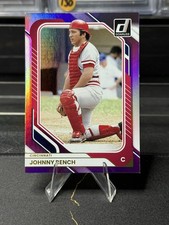 2026 Donruss Baseball #2 Johnny Bench Purple Optic #/49