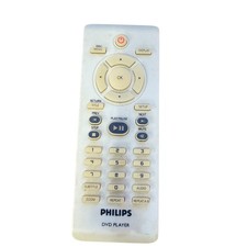 Philips DVD Player Remote Control for DVP3040 DVP3140 White Silver