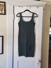 Forever 21 Women's Bodycon Forest Green Tank Dress, Size Large