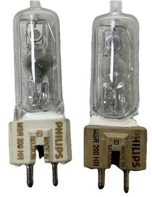 Philips Ampoule De Projecteur MSR 200W HR HMI Pour Arri Dedo Etc Lot De 2 - Photo 1/3