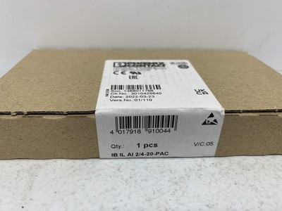 Phoenix Contact IBILAI 2/4-20 PAC Inline Terminal 2 Channel Wired Connection