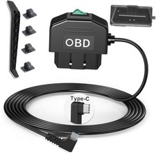 OBD2 Dash Cam Hardwire Kit Parking Mode USB Type C OBD Charger
