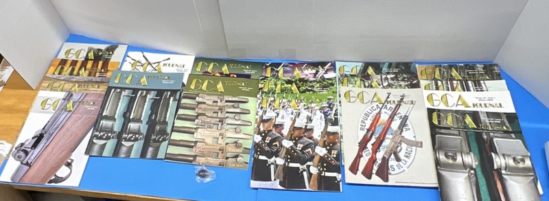 18 GCA Garand Collectors Association Journal Magazines 2008- 2022 W/ Pin