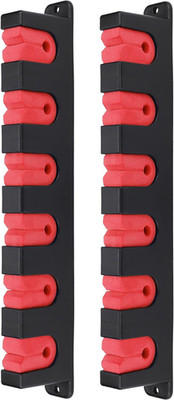 Horizontal Fishing Rod Rack Holders Wall-Mounted Fish Pole Holder for Garage & B