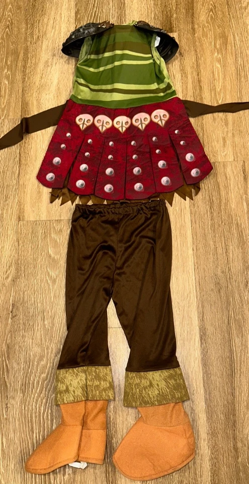 Disfraz original de Astrid de Cómo entrenar a tu dragón 2010 para niñas talla 4/5 pequeño Rubíes Foto 2 de 4