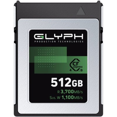 Glyph Technologies 512GB Capture+ CFexpress 4.0 Type B Memory Card