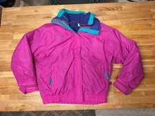 Vintage Pink Columbia Bugaboo Women's Ski Winter Jacket Coat With Inside Liner