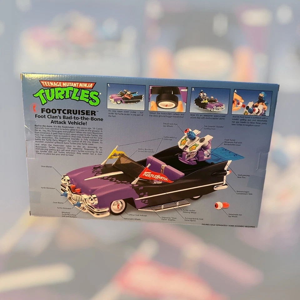 TMNT 经典足巡洋舰步兵玩伴玩具亚马逊独家全新! — 第 4/4 张图片