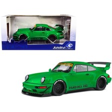 SOLIDO 1:18 Porsche 911 964 RWB Rauh-Welt 1992 Green Diecast