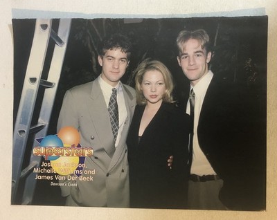Michelle Williams James Van Der Beek Print Pinup Vintage Ephemera 1990s Buffy