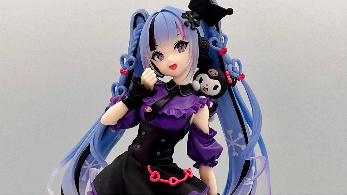 Hatsune Miku Trio-Try-iT Figure Snow Miku x Kuromi FuRyu Sanrio
