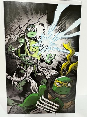 Teenage Mutant Ninja Turtles #148 Signed Escorza Brothers Virgin Variant w/ COA
