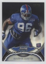 2011 Bowman Sterling Black Refractor 19/50 Marvin Austin #16 0u2j