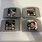 Lot Of 4 Nintendo 64 Games Action Untested Mixed Sold For Parts Cartridge