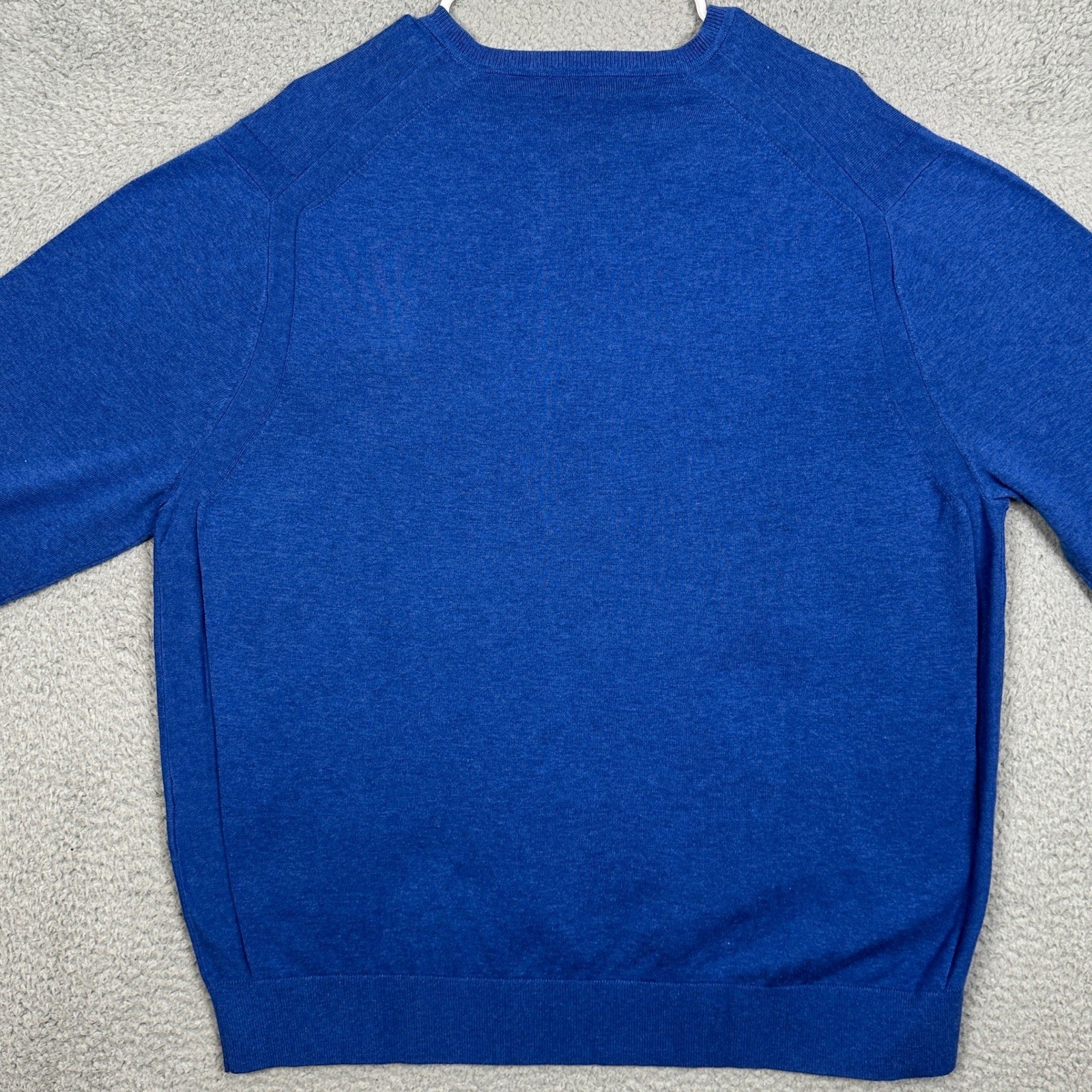 NEW Michael Kors Sweater Knit Mens 2XL Blue V-Neck Pullover Casual Long Sleeve thumbnail 3