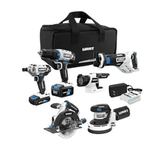 HART 20-Volt Cordless 6-Tool Combo Kit (1) 4.0Ah (1) 1.5Ah Lithium-Ion Batteries