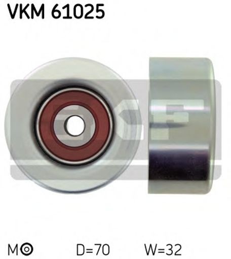 VKM 61025 SKF Deflection/Guide Pulley, V-ribbed belt for LEXUS,TOYOTA - Image 21