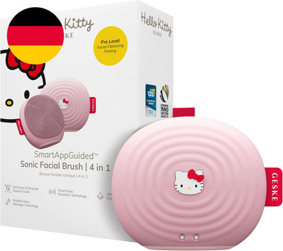 GESKE X Hello Kitty | Smartappguided  Sonic Facial Brush | 4 in 1 | Elektrische 
