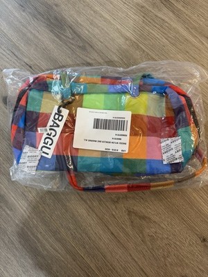 Baggu Madras Regular Size Bowler Bag - UO Exclusive - Sealed - NWT   