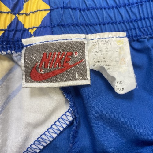 Vintage 90s Y2K Nike Shorts Youth Large Blue Athletic Training Fitness - Picture 4 of 7