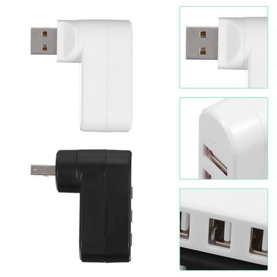 2 Stück High Speed   3 Port USB 2.0 Multi HUB Splitter Erweiterungskabel-Adapter