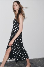 Zara ZW collection polka dot dress