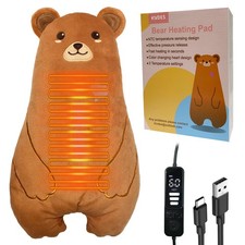 Electric Heating Pad for Period Cramps Pain Relief Menstrual USB Powered Cudd...