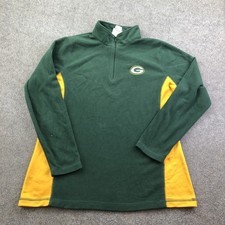 Green Bay Packers Sweatshirt Womens Large Green NFL Football Team Apparel Fleece