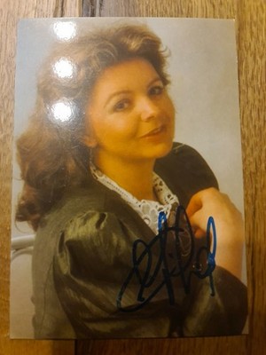 ELFI GRAF Original Autograph Autograph Card Signed