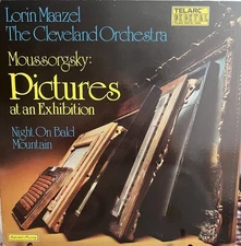 TELARC DIGITAL 1979 Moussorgsky PICTURES AT AN EXHIBITION Maazel DG-10042 LP NM