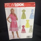 New Look sewing pattern 6587 Summer Button Front Dress Size 8 - 18.